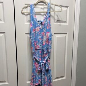 Lilly Pulitzer Camri Halter Romper Bahamian Rhapsody Size L